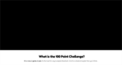 Desktop Screenshot of 100pointchallenge.com