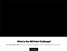 Tablet Screenshot of 100pointchallenge.com